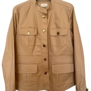 LOFT Tan Utility Jacket